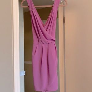 Pitaya Boutique Lilac Wrap Chiffon Dress